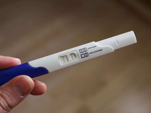 embarazada prueba de embarazo positiva
