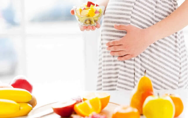 fruta durante el embarazo