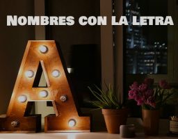 Nombres con la letra A