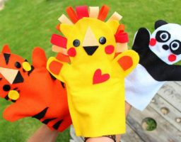 marionetas de fieltro sin coser