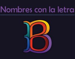 nombres con la letra B