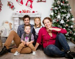 fotos de navidad con bebés
