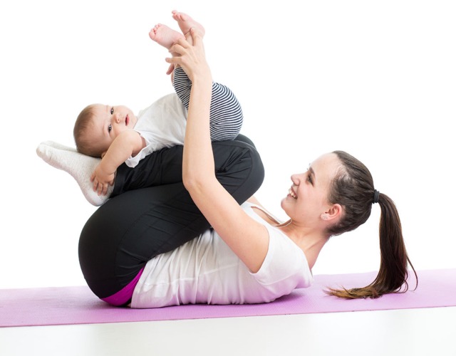 ejercicios con bebé