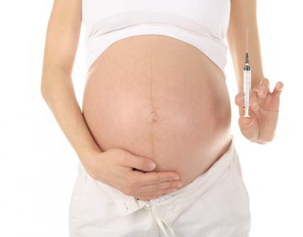 vacuna de la gripe durante el embarazo