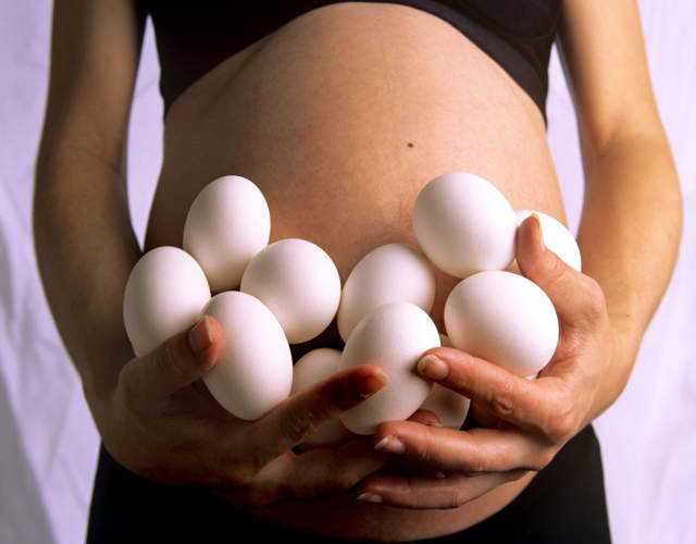Comer huevos en el embarazo