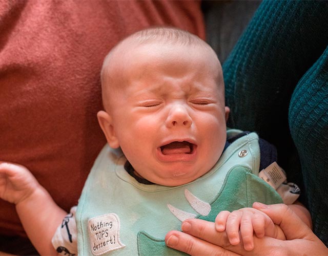 estrés por el lloro del bebé